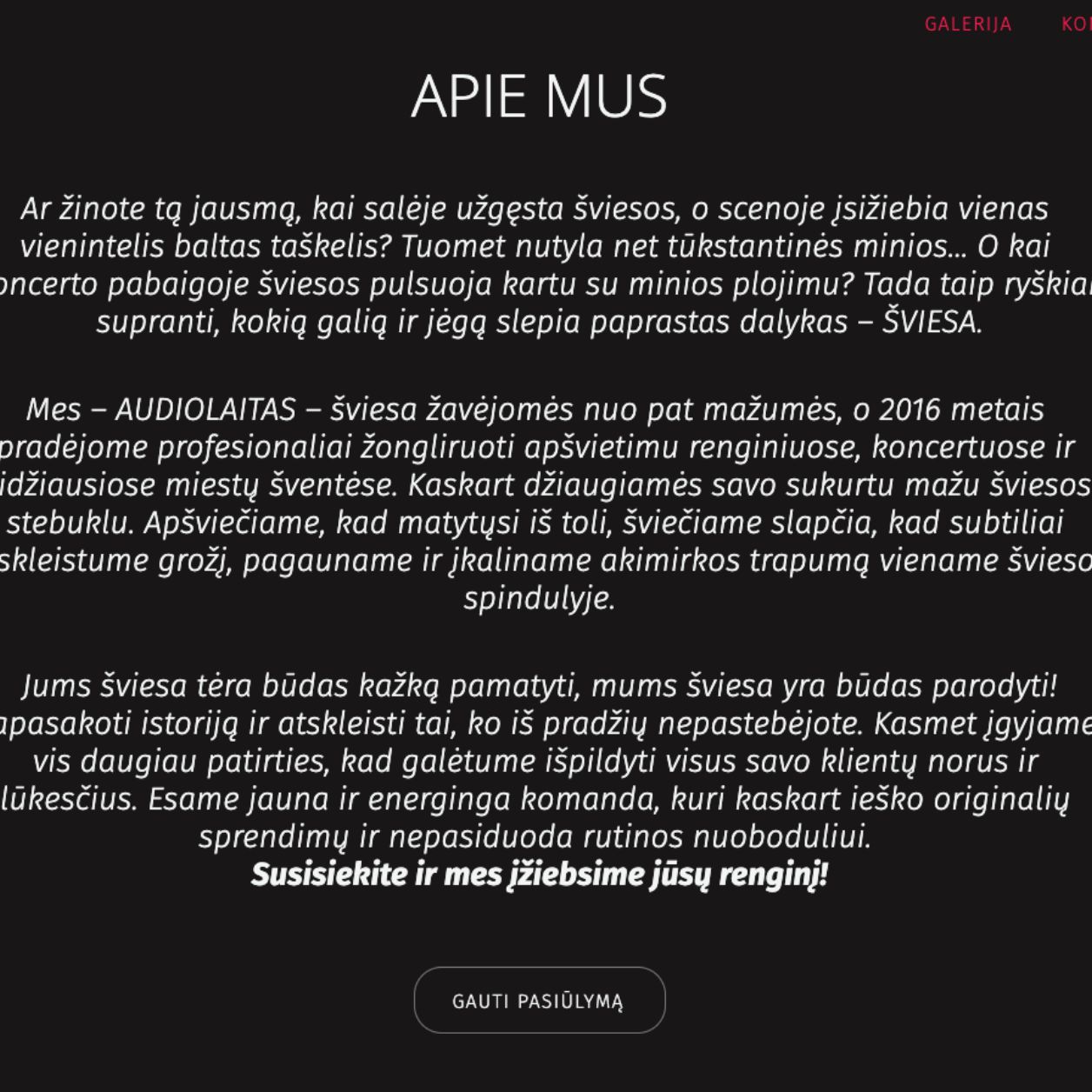 Kokybiški straipsniai spaudai apie jūsų įmonės veiklą, išorinis SEO. Produktų aprašai, „Apie mus“ tekstai, kūrybinis rašymas. „Facebook“ komunikacija, paslaugų aprašai, produktų reklama.